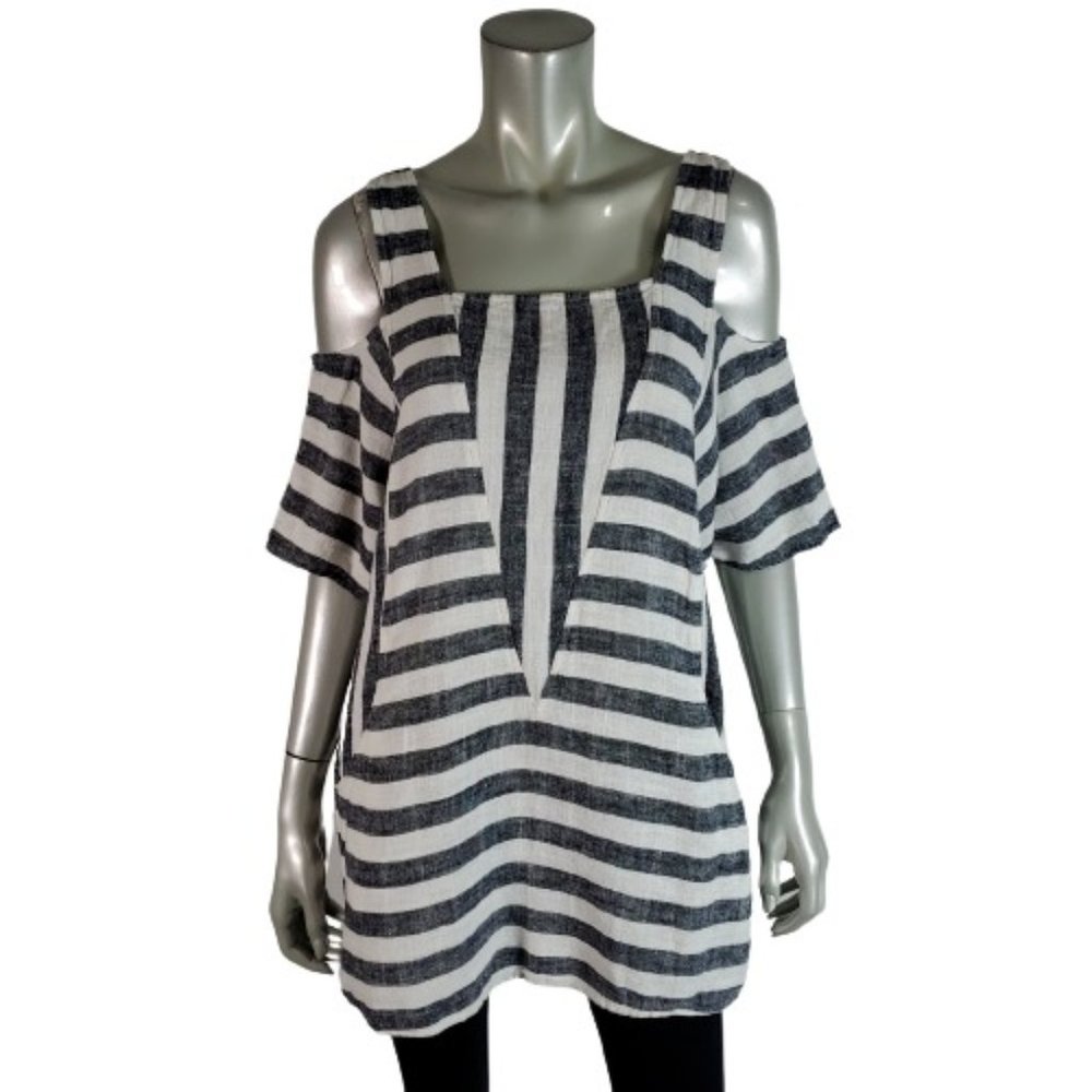 Soft Surroundings Top‎ Size S Tunic Linen Pockets